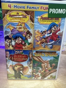 American Tail: 4 Movie Complete Collection (DVD, 2014, 2-Disc Set) Family Pack - Picture 1 of 2