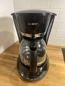 Mr. Coffee DWX23 12-Cup Programmable Coffee Maker In Black with Carafe Works - Picture 1 of 14