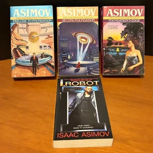 Isaac Asimov Lot: Prelude to Foundation, Second, Foundation’s Edge, I, Robot - Picture 1 of 4
