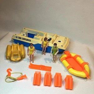 Vintage Fisher-price Adventure People #310 Sea Explorer Near Complete Plus #353 - Picture 1 of 14
