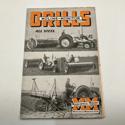 1940 Minneapolis-Moline Moline-Monitor All Steel Drills Brochure - Image 1 of 4