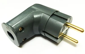 Supra Cables contacto de protección conector ángulo SW-EU/A - Imagen 1 de 1