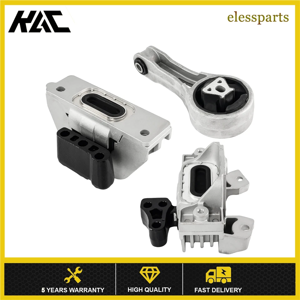 Engine Motor & Trans Mount Set of 3 For Dodge Journey 2.4L 2011 2012-2016 - Image 1 of 4