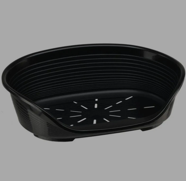 Hygienic Plastic Dog Bed Non-slip High Border Side Lightweight Quality - image 1 of 1