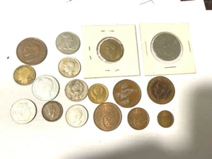 20  WW2 COINS: ICELAND, UK, AUSTRALIA,FRANCE,US STEEL CENTS + - Picture 1 of 1