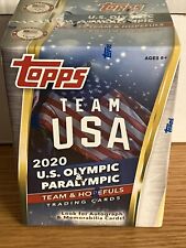2020 Topps U.S. Olympic & Paralympic Team Hopefuls Factory Sealed Blaster Box