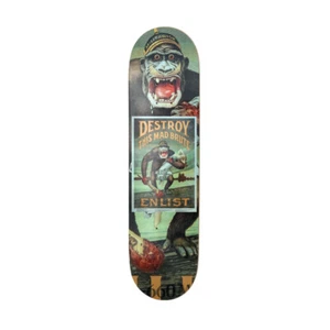 Zerstöre dieses verrückte rohe bedruckte Skateboarddeck oder Aufkleber Ahornholz leere Haut - Bild 1 von 3