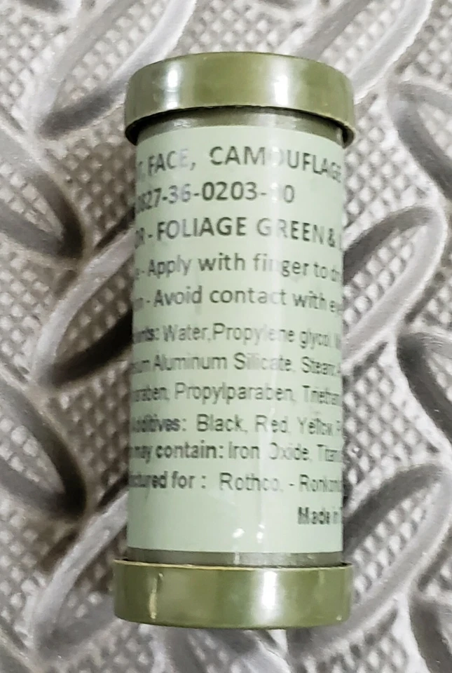 Camouflage Face Paint - Foliage Green & Urban Grey - US Military / Army / USMC - Image 1 of 4
