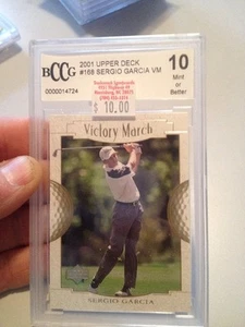 2001 Upper Deck Golf #168 Sergio Garcia Victory March BCCG - Picture 1 of 1