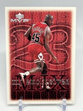 MICHAEL JORDAN 1999 Upper Deck MVP MJ Exclusives #185 Wearing 45 Bulls GOAT