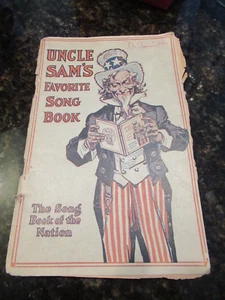 1919 Uncle Sam's Favorite Song Book of the Nation Music & Lyrics - Picture 1 of 6