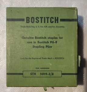 Grapas de colección Bostitch STH 5019 3/8" para alicate de grapado Bostitch P6-8 5000 unidades - Imagen 1 de 7