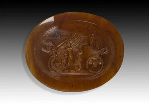 Cameo or intaglio, Napoleon. Glass. France, 1805. - Picture 1 of 2