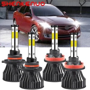 Blanco para Mazda 3 2010-2018 Mazda3 Sport LED faros luces altas bajas - Imagen 1 de 12