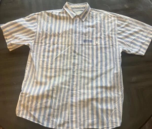 PCH Pacific Coast Highway Style Button Down Shirt Fade Out Men's Med VTG - Picture 1 of 11