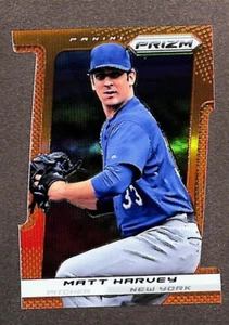 2013 Panini Prizm Orange Prizm Die-Cut #22 Matt Harvey /60 - Picture 1 of 3