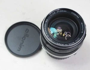 Minolta 28mm f3.5 MC W.Rokkor SG Front & Rear caps - Picture 1 of 9