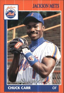 1990 Jackson Mets Grand Slam #24 Chuck Carr