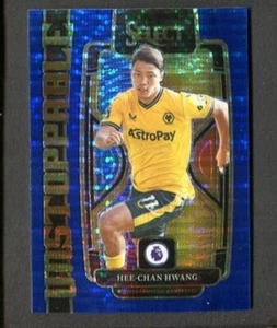 2023-24 Panini Select Premier League Hee-Chan Hwang #20 Unstoppable Blue Pulsar - Picture 1 of 2