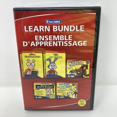 Encore Learn Bundle Arthur’s Kindergarten Math Games Peter Rabbit 1st Grade More - Image 1 of 4