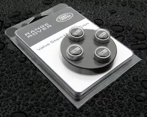 GENUINE Alloy Wheel Valve Dust Caps for Range Rover L322 Vogue x 4 VPLRW0149 - Picture 1 of 3