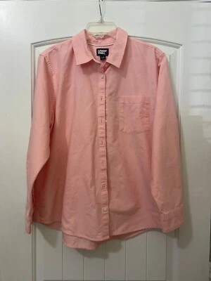 Kids Lands’ End Large 14-16 pink Oxford button down shirt. - Image 1 of 4