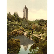 Stirling Wallace Monument Photomechrome Huge Wall Art Poster Print