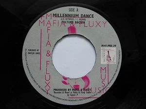 CULTURE BROWN - MILLENNIUM DANCE, 1999 7" Vinyl Single. M+F-PRE-39 - Picture 1 of 2