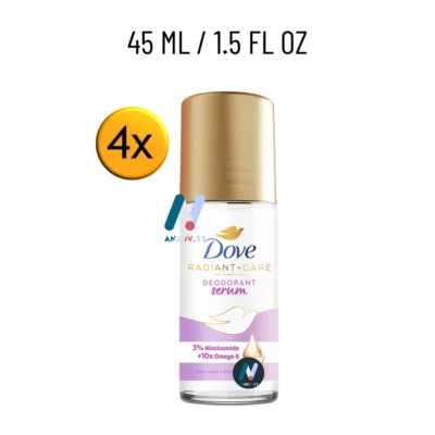 DOVE Deodorant Brightening Underarm Serum Niacinamide Roll On 48h Protection 4X - Image 1 of 4