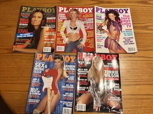 Playboy Magazine 2003 Lot of 5W/Centerfolds Bulk Jan,Feb,march,April And May - Picture 1 of 4