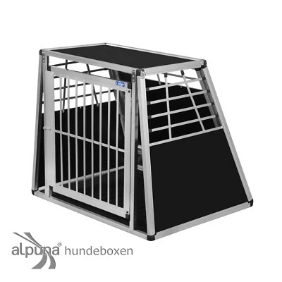 N6 Hundetransportbox Gitterbox Aluminium Transportbox Hundebox Alubox Autobox  - Bild 1 von 4