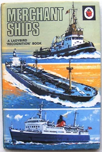 Vintage Ladybird Book – Merchant Ships–584–First Edition– Very Good +FREE COVER+ - Imagen 1 de 21