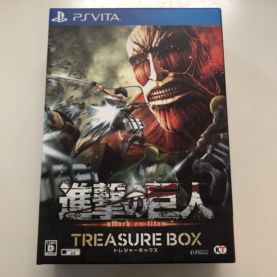 VITA Attack on Titan TREASURE BOX Shingeki no Kyojin Game From Japan - Image 1 of 1
