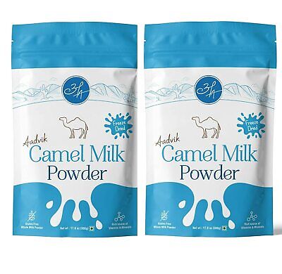 Aadvik Camel Milk Powder | Freeze Dried | Halal | 500g X 2 I 1 Kg | 35.27 Oz • 178.75$