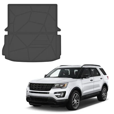 NOVSIGHT Car Rear Trunk Cargo Liner Floor Mat Black for Ford Explorer 2011-2019 - Изображение 1 из 4