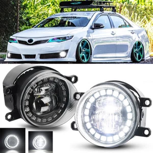 2x For Toyota Camry For Corolla LED Fog Lights Bumper Driving Lamps Replacement - Picture 1 of 12