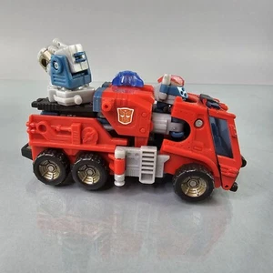 Transformers Energon AUTOBOT INFERNO Figure Fire Truck Combat Class RID 2003 - Picture 1 of 7