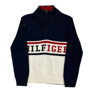 Age 5 Tommy Hilfiger Jumper - Small Navy Cotton Blend - Picture 1 of 8