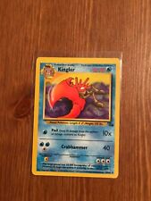 Kingler 38/62 - Fossil - Uncommon - Pokemon Card - M/NM