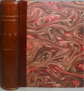 1797-GEORGE WASHINGTON/THOMAS JEFFERSON/NAPOLEON-Gentleman's Magazine Bound Book - Picture 1 of 2