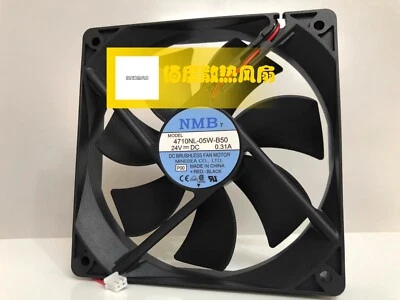 NMB 4710NL-05W-B50 24V 0.31A 12025 12CM 2-wire Inverter Cooling Fan - Image 1 of 4