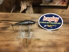Vintage Bagley Spinner Shad #3 Black on Chrome Walleye Bass Fishing Lure