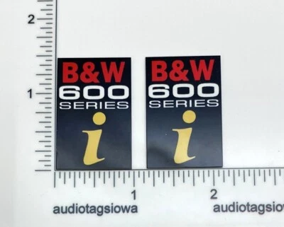 Insignias de altavoz serie 600 B&W - Bowers Wilkins aluminio 610 Foto 1 de 4