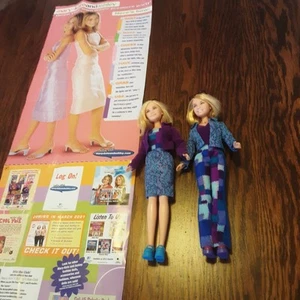 Mattel Olson Twins Y2K MARY-KATE & ASHLEY 2001 Real Fashion Girls MINT No Box - Picture 1 of 7
