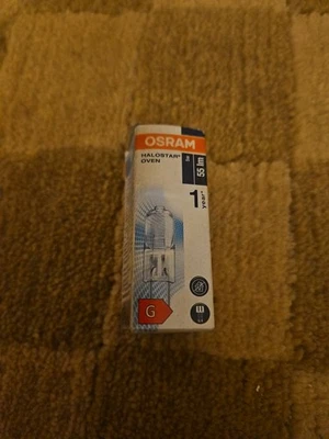 OSRAM HALOSTAR OVEN Ofenlampe 5W 12V G4 55lm 2700K  - Bild 1 von 3