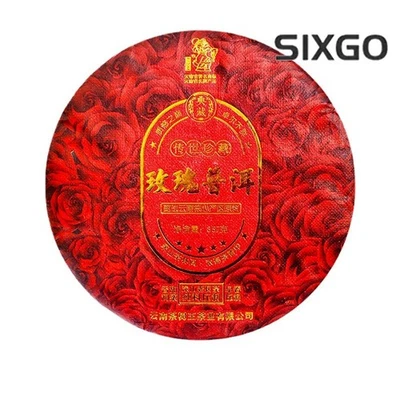 Pastel de té crudo Yunnan Tea Tree King 2019 Sweet Fragrant Rose Pu'er 357 g Foto 1 de 4