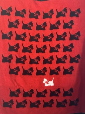 Manta polar reversible Biederlack Scottish Terrier Scottie Dogs 58 x 73 Foto 1 de 4
