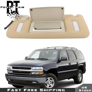 For 07-14 Silverado Tahoe Yukon Suburban Driver Left Sun Visor Beige 22850306 - Picture 1 of 18