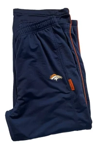 Denver Broncos Pants Women’s XL Reebok Blue NFL Team Apparel 100% Polyester - Picture 1 of 7