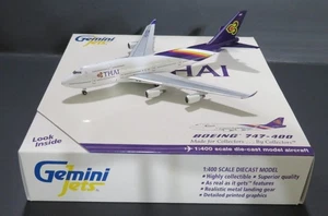 Gemini Jets THAI B747-400. HS-TGZ. 1:400 Scale. Rare. Brand New - Picture 1 of 10